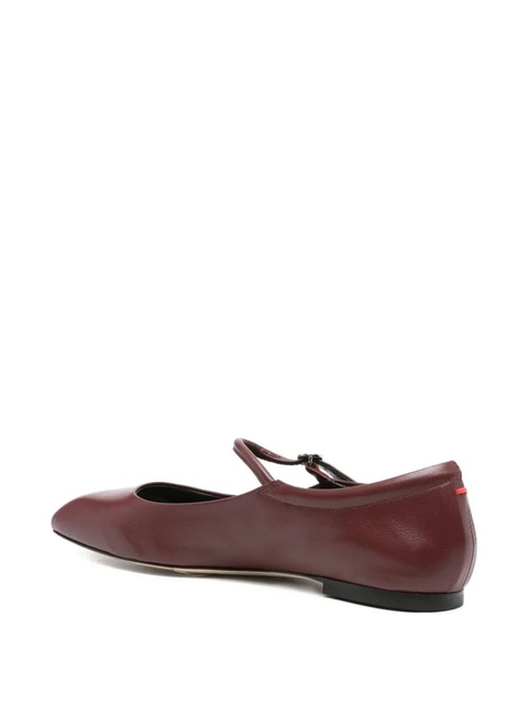 Aeyde leather buckle flat pumps - Red - zdjęcie produktu nr 2