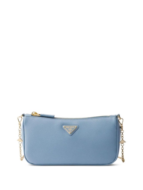 Prada Saffiano leather mini bag - Blue - zdjęcie produktu nr 1