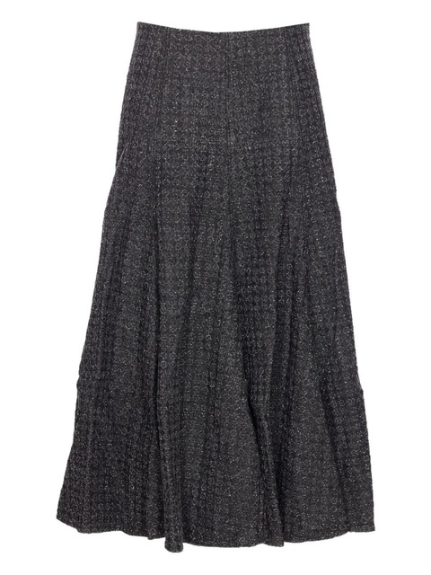 Essentiel Antwerp tiered sparkle skirt - Grey - zdjęcie produktu nr 1