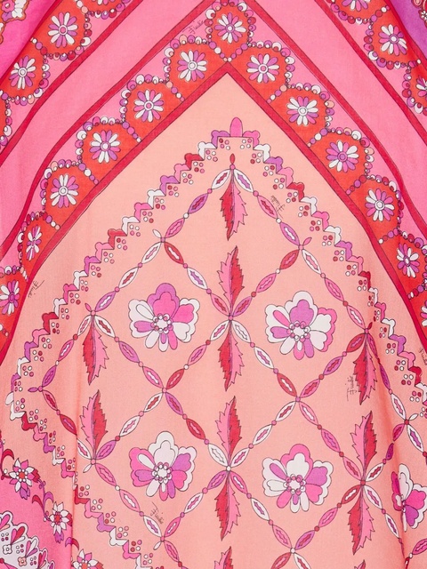 PUCCI tie-sleeve patterned beach dress - Pink - zdjęcie produktu nr 2