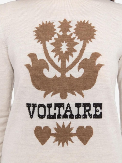 Zadig&Voltaire Teissa floral-embellished sweater - Neutrals - zdjęcie produktu nr 2