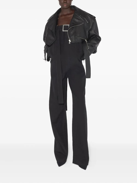 Jean Paul Gaultier Perfecto cropped leather jacket - Black - zdjęcie produktu nr 1