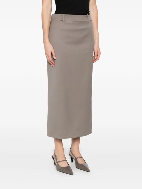 The Frankie Shop Alrose pencil midi skirt - Green - zdjęcie produktu nr 2