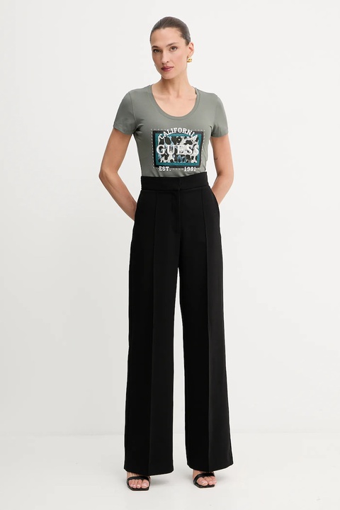 Guess t-shirt ANIMALIER damski kolor zielony W5YI27 J1314 - zdjęcie produktu nr 2