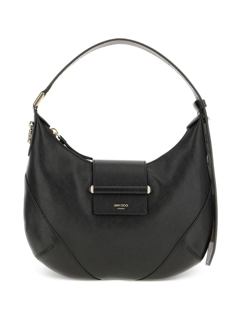 Jimmy Choo crescent leather shoulder bag - Black - zdjęcie produktu nr 1