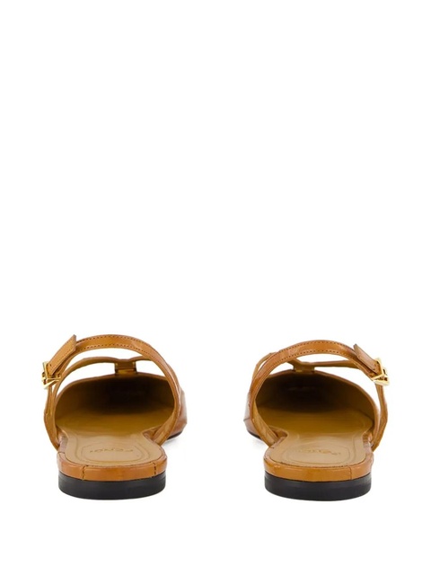 FENDI FFold flat pumps - Brown - zdjęcie produktu nr 1