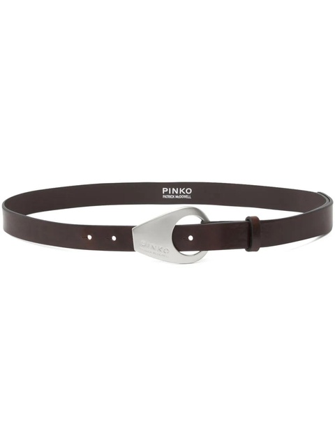 PINKO leather belt - Brown - zdjęcie produktu nr 1
