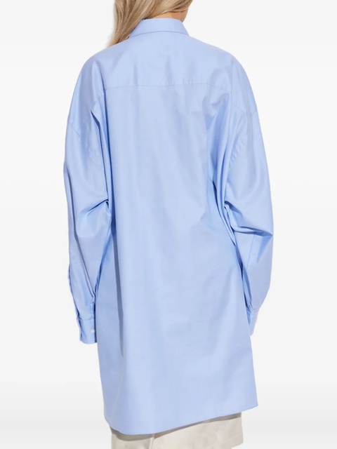 Maison Margiela balloon-sleeve cotton shirt - Blue - zdjęcie produktu nr 2