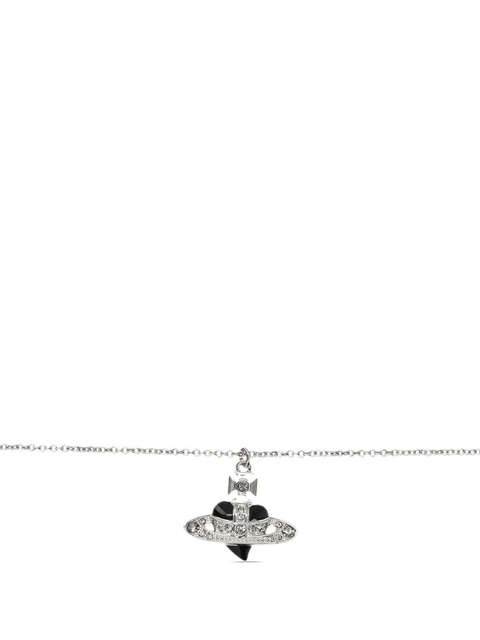 Vivienne Westwood Diamante Heart pendant necklace - Silver - zdjęcie produktu nr 2