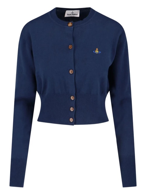 Vivienne Westwood Orb-embellished buttoned cardigan - Blue - zdjęcie produktu nr 1