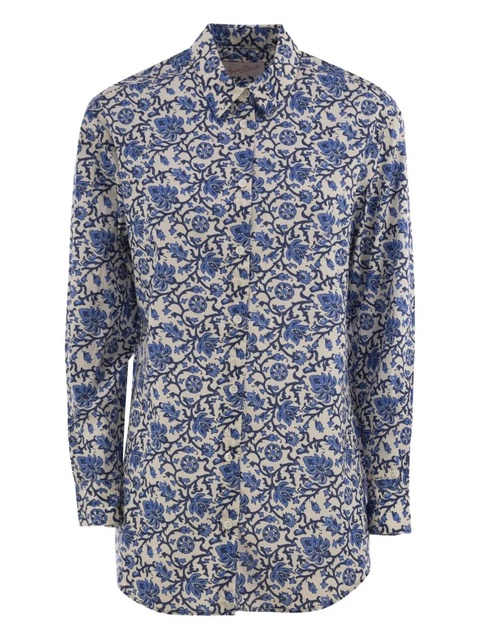 MC2 Saint Barth brigitte floral shirt - Neutrals - zdjęcie produktu nr 1