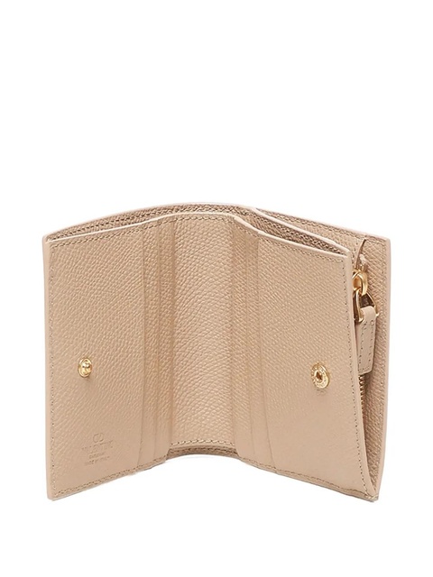 Valentino Garavani V-logo Signature leather wallet - Neutrals - zdjęcie produktu nr 2