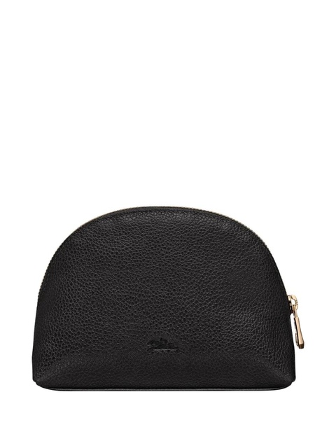 Longchamp Le Foulonné debossed-logo make up bag - Black - zdjęcie produktu nr 2