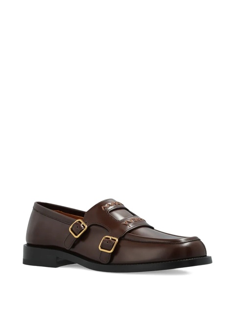 Marni embroidered-logo shoes - Brown - zdjęcie produktu nr 2