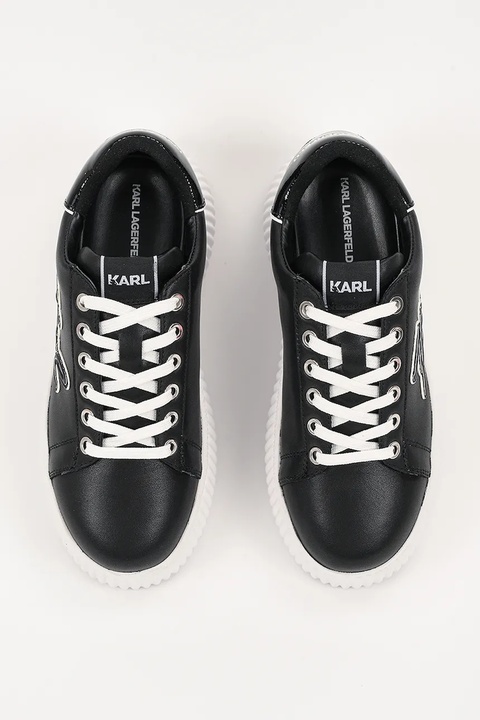 Karl Lagerfeld sneakersy skórzane KREEPER LO kolor czarny KL42311A - zdjęcie produktu nr 2