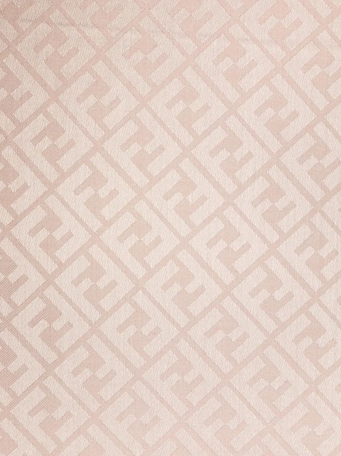 FENDI monogram-pattern print scarf - Neutrals - zdjęcie produktu nr 2