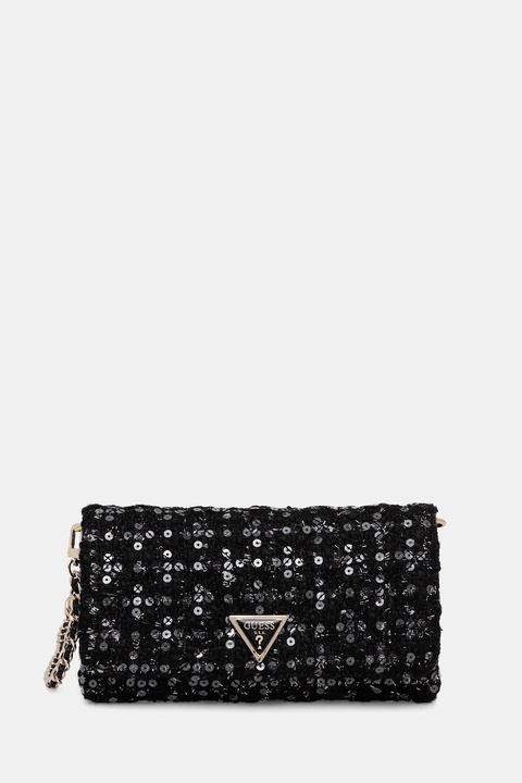Guess torebka z wełną GIULLY kolor czarny HWBB87 48750 - zdjęcie produktu nr 1