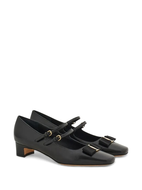 Ferragamo 30mm Vara Bow pumps - Black - zdjęcie produktu nr 2