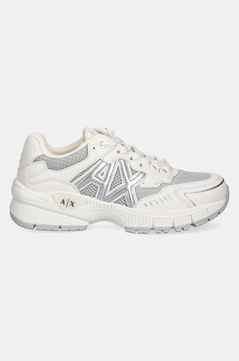 Armani Exchange sneakersy damskie kolor srebrny XDX195 XV944 S137 - zdjęcie produktu nr 2