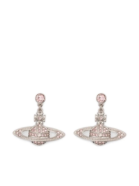 Vivienne Westwood Mini Bas Relief Drop earrings - Silver - zdjęcie produktu nr 1