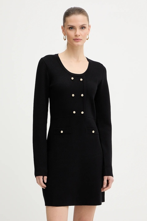 Morgan sukienka kolor czarny mini dopasowana RMRETRO - zdjęcie produktu nr 1