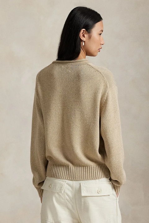 Polo Ralph Lauren sweter z dodatkiem wełny kolor beżowy 211978315 - zdjęcie produktu nr 2