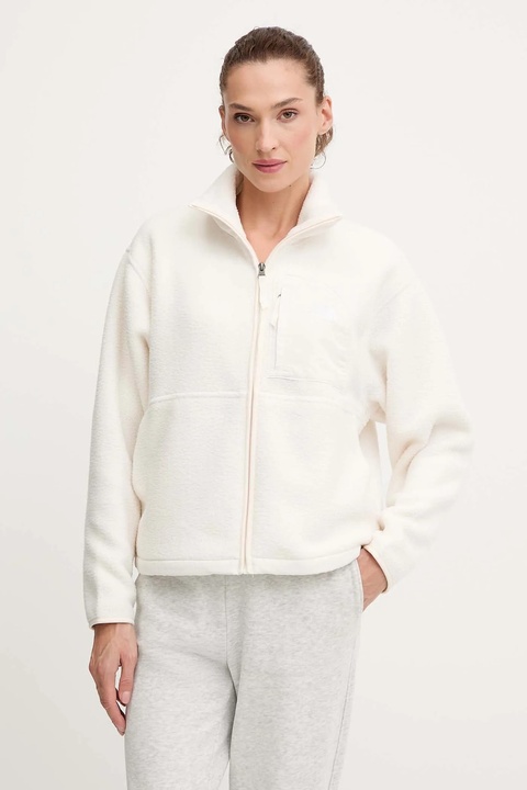 The North Face bluza polarowa Yumiori Off damska kolor beżowy gładka NF0A8EUZQLI1 - zdjęcie produktu nr 1