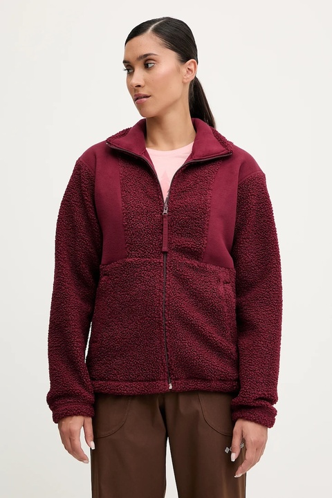 Columbia bluza sportowa Panorama kolor bordowy gładka 2085883 - zdjęcie produktu nr 1