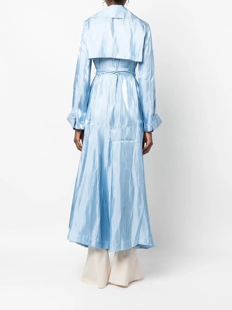 Cult Gaia Jasira long double-breasted coat - Blue - zdjęcie produktu nr 2