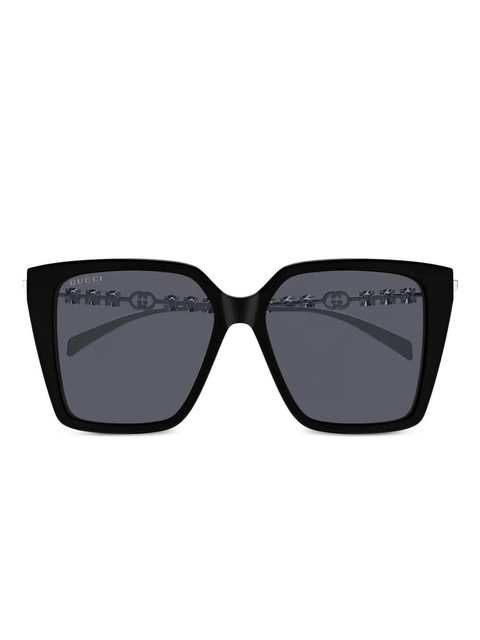 Gucci Eyewear crystal-embellished sunglasses - Black - zdjęcie produktu nr 1