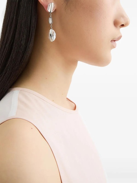 Jil Sander drop earrings - Silver - zdjęcie produktu nr 2
