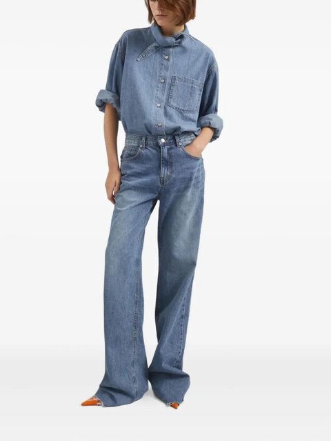 The Frankie Shop Dalston frayed jeans - Blue - zdjęcie produktu nr 1