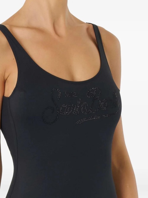 MC2 Saint Barth rhinestone-embellished swimsuit - Black - zdjęcie produktu nr 2