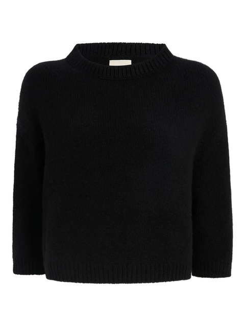 KHAITE crew-neck sweater - Black - zdjęcie produktu nr 1