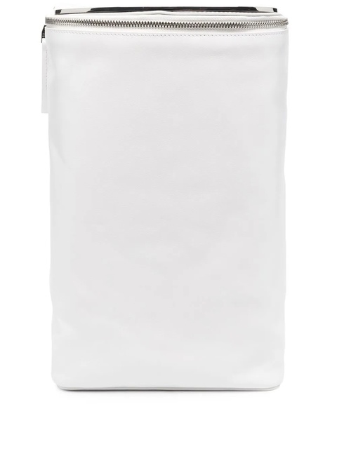 Diesel 1DR leather backpack - White - zdjęcie produktu nr 1