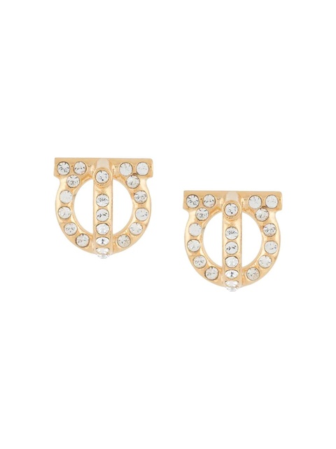 Ferragamo Gancini-motif earrings - Gold - zdjęcie produktu nr 1