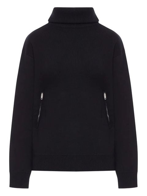 Balenciaga worked cotton sweater - Black - zdjęcie produktu nr 2