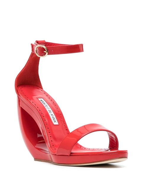 Manolo Blahnik Rocar 120m sandals - Red - zdjęcie produktu nr 2