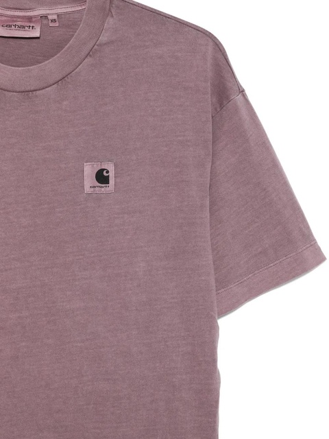 Carhartt WIP logo-patch T-shirt - Pink - zdjęcie produktu nr 2