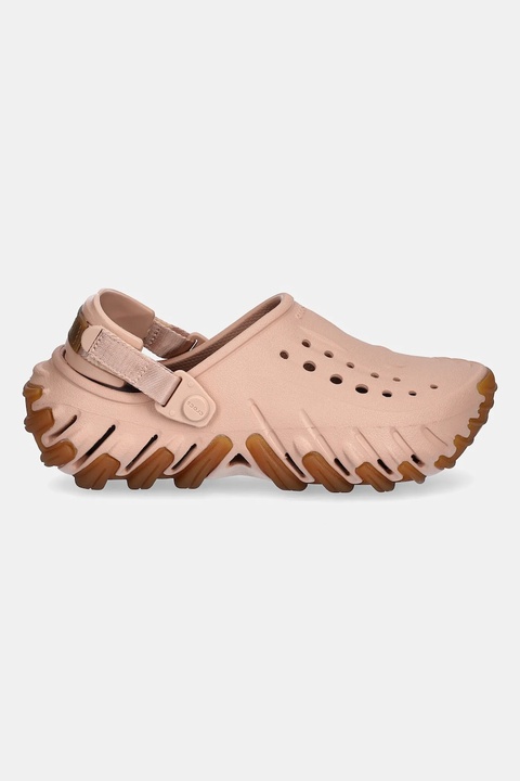 Crocs klapki Echo Gum Ro Clog damskie kolor beżowy 211675 - zdjęcie produktu nr 2