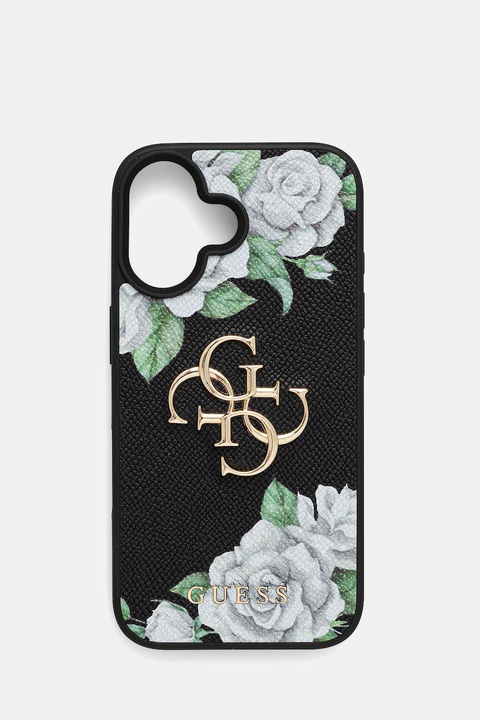 Guess etui na telefon iPhone 16 kolor czarny GUHCP16SPGROP4MK - zdjęcie produktu nr 1