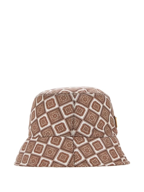 Prada Printed Re-Nylon bucket hat - Neutrals - zdjęcie produktu nr 1