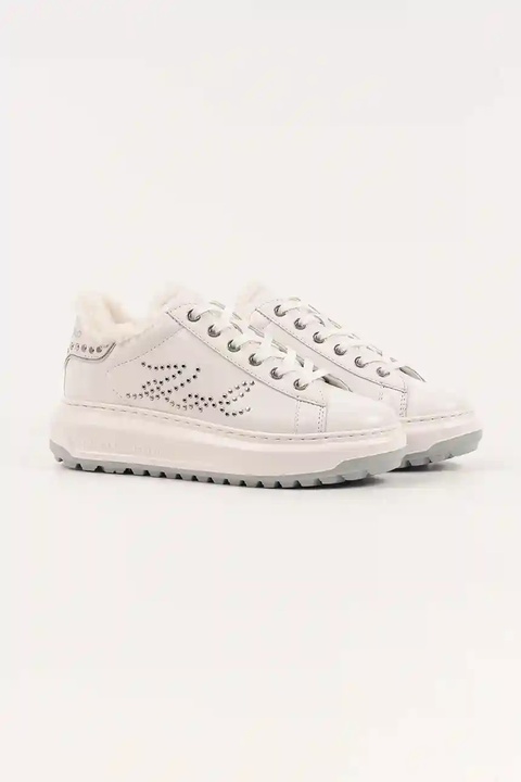 Karl Lagerfeld sneakersy skórzane KAPRI LUG damskie kolor biały KL67511 - zdjęcie produktu nr 2