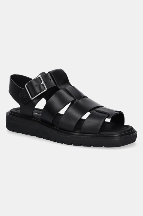 Calvin Klein Jeans sandały SQ MOLDED SDL FISHERMAN MG WN damskie kolor czarny YW0YW01700 - zdjęcie produktu nr 1