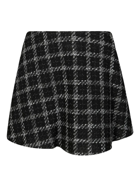 Diesel checked Gonna A-line skirt - Black - zdjęcie produktu nr 1