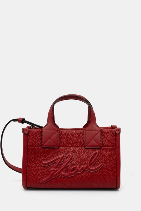 Karl Lagerfeld torebka kolor czerwony A1W30043 - zdjęcie produktu nr 1