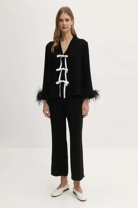 The Sleeper komplet damski kolor czarny BWSP02P102F - zdjęcie produktu nr 1