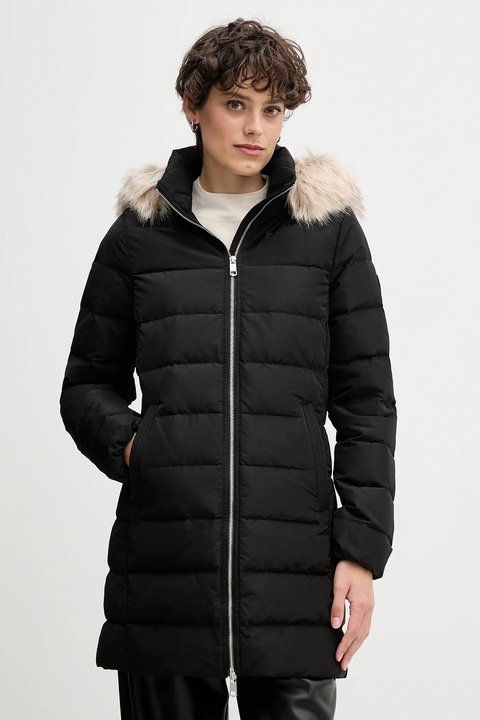 Tommy Hilfiger kurtka puchowa kolor czarny zimowa WW0WW47540 - zdjęcie produktu nr 1