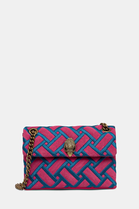 Kurt Geiger London torebka skórzana MINI KENSINGTON kolor różowy 5017657219 - zdjęcie produktu nr 1