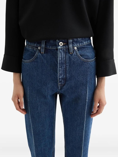 Jil Sander pressed-crease jeans - Blue - zdjęcie produktu nr 2